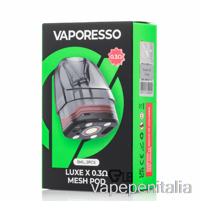 Vape Italia Vaporesso Luxe X Pod Di Ricambio 0,3ohm Luxe X Pod